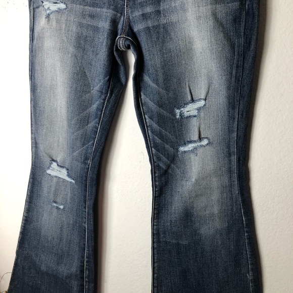 NWT BELLE SKY FLARE STRETCH DENIM JEANS SIZE 10 - Picture 3 of 5